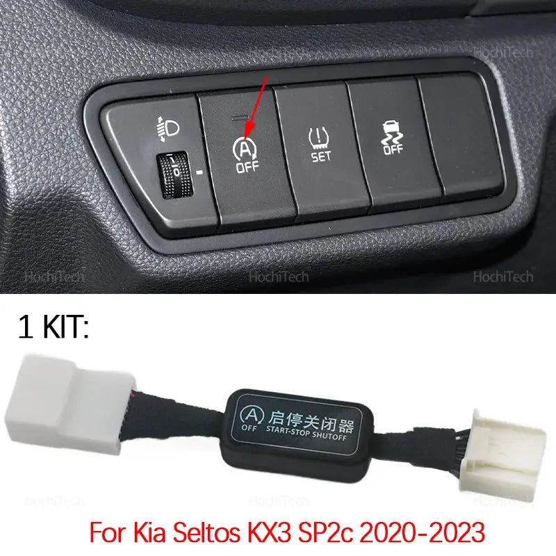 Automatic Stop Start Engine System Off Cable Plug and Play Eliminator for Kia Seltos KX3 SP2c 2020 2021 2022 2023 Accessories by InterCyprus Trading Ltd