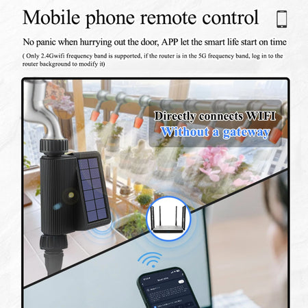 Smart WiFi Solar Watering Timer