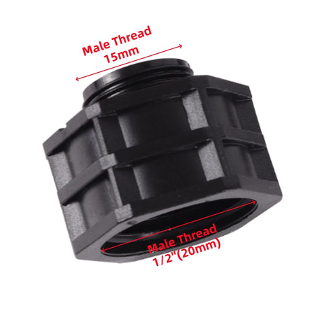 360&deg; Adjustable Popup Watering Sprinkler Nozzle for Efficient Garden Irrigation 15mm-1I2 Connector