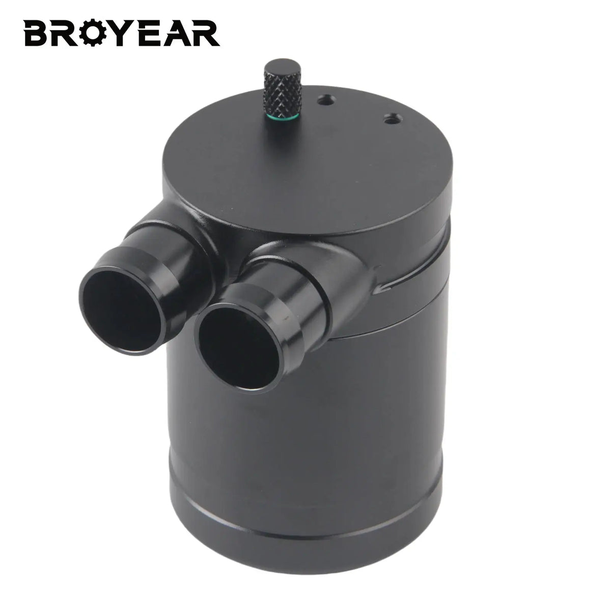 Universal Aluminum Oil Catch Tank With AN10 Threads For Car Engines by InterCyprus Trading Ltd