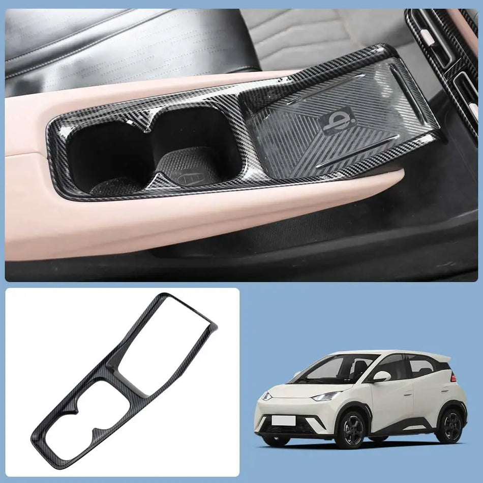 Капак на панела за смяна на предавките BYD Dolphin за ляв волан, ABS с външен вид на карбон