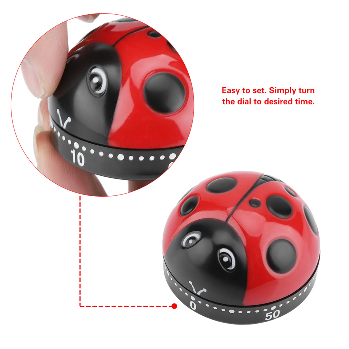 Kitchen Timer 60 Minutes &ndash; Mechanical Wind Up Timer
