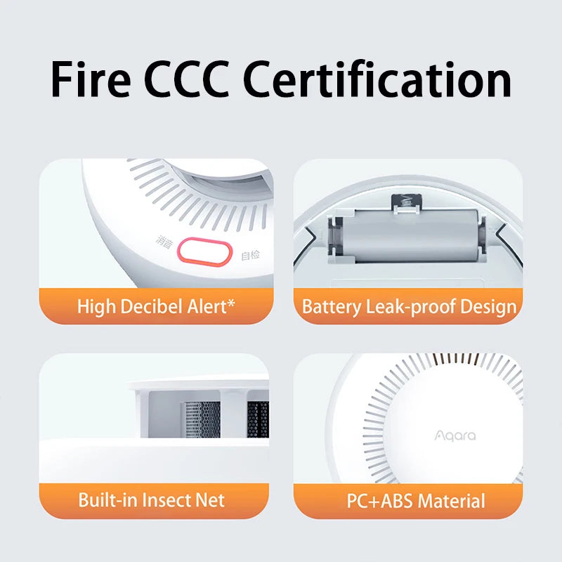 Detector de Fum Zigbee Inteligent cu Control prin Aplicație și Alertă Sonoră