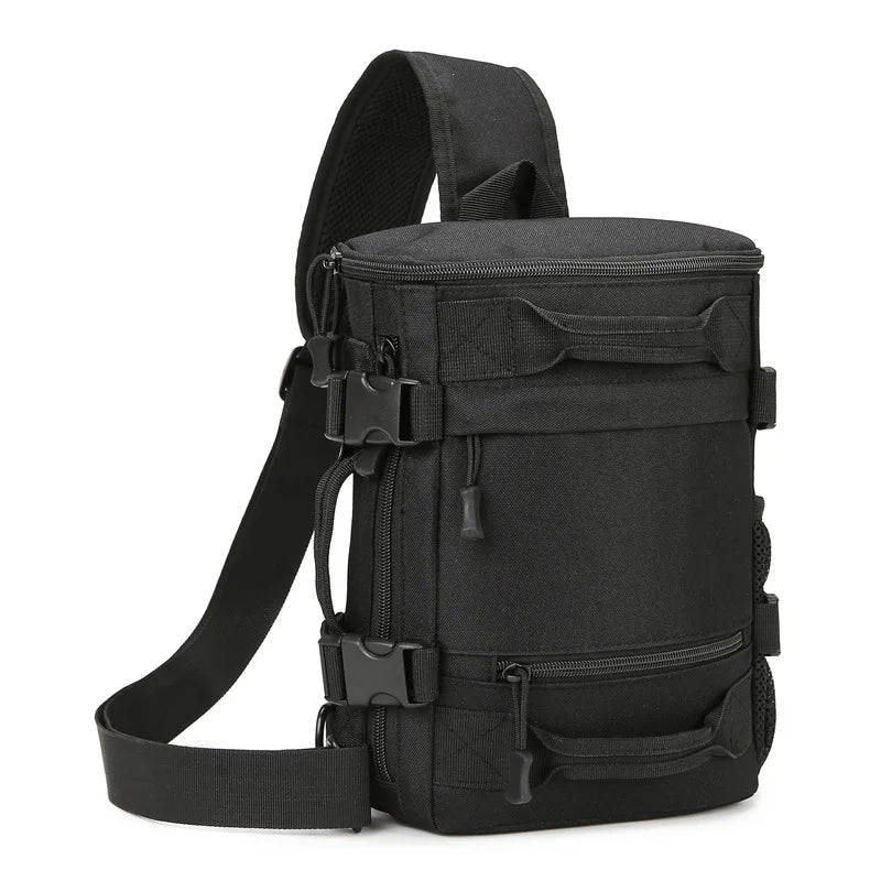 Tactical Climbing Chest Bag &ndash; Large Capacity Outdoor Use Black