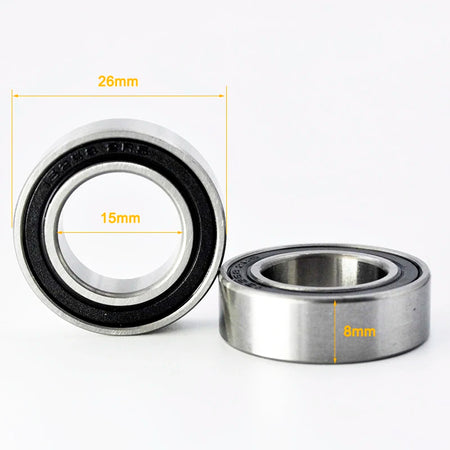 Hybrid Ceramic 15268 2RS Bearing 15x26x8 &ndash; Low Friction CHINA / 10Pcs