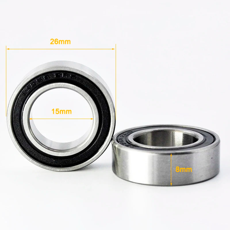 Hybrid Ceramic 15268 2RS Bearing 15x26x8 &ndash; Low Friction CHINA / 10Pcs