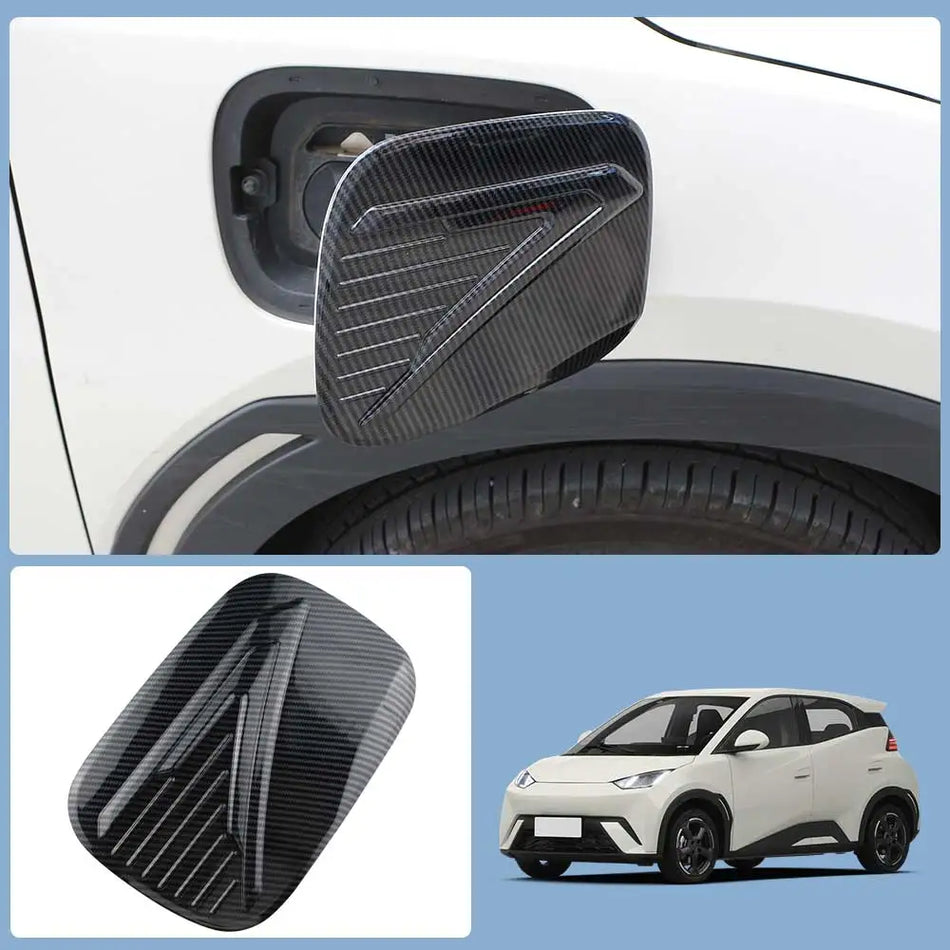 Стикер за капачка на резервоар BYD Dolphin с ABS въглероден фибър ефект