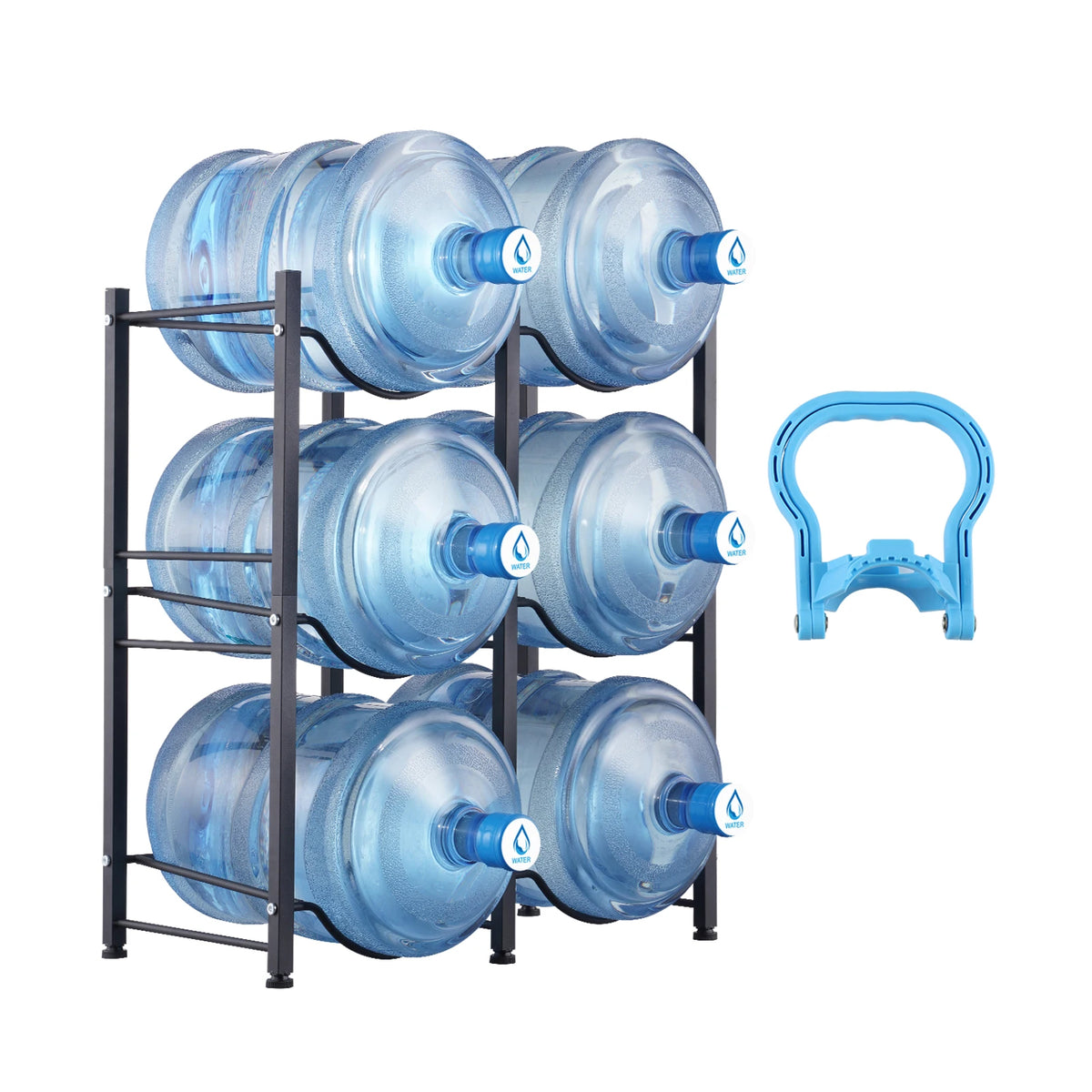 SucceBuy 3/4/5 Tiers Water Jug Holder &ndash; Easy Installation