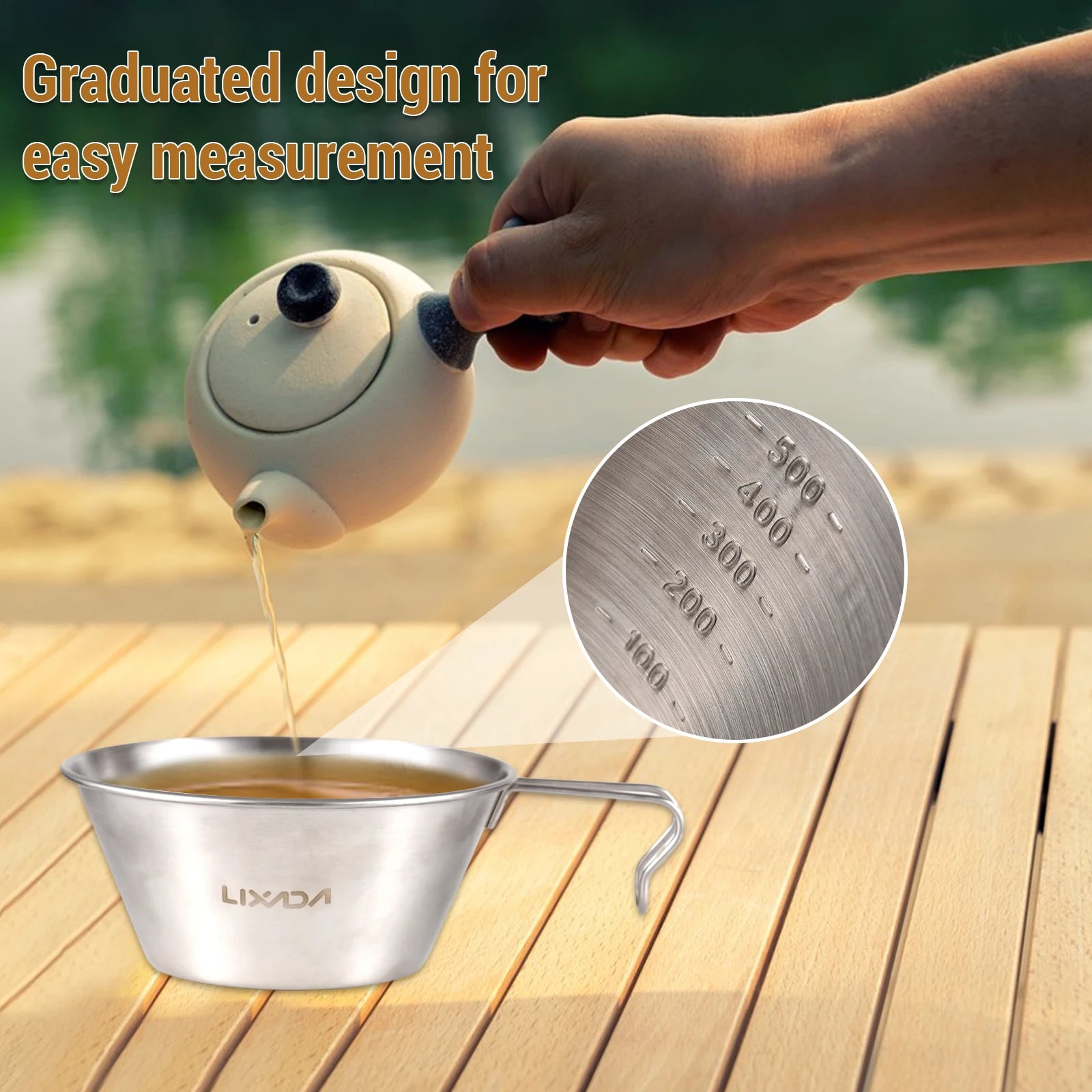 Lixada Sierra Cup Syrah Bowl 200ml 500ml &ndash; Durable Outdoor