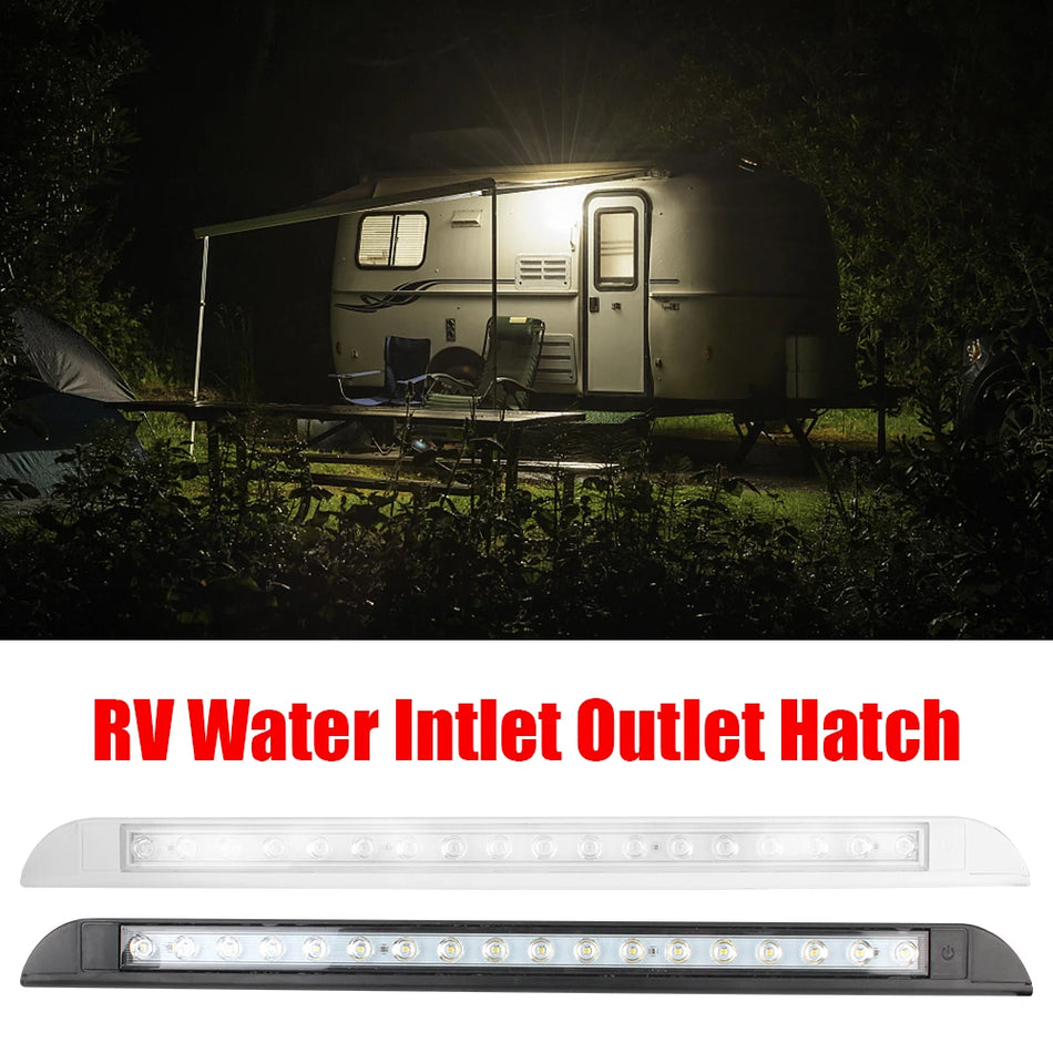Kempingo Vidaus LED Lempa 24V 12V Su 18 LED, 6000K Apšvietimas