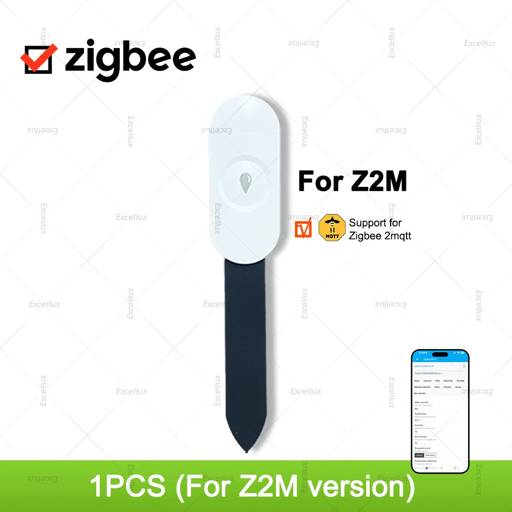 Z2M Zigbee Soil Moisture Tester &ndash; Humidity and Temp Monitor For Z2M