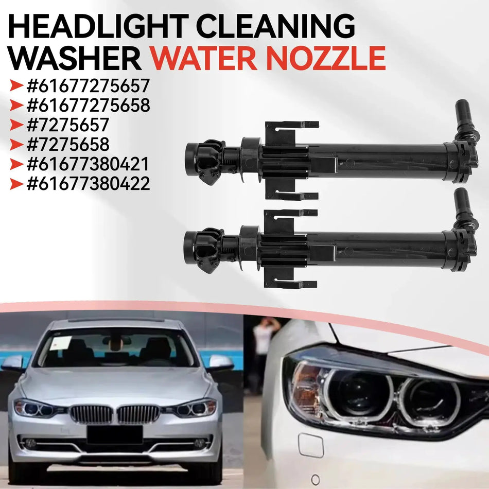 Headlight Washer Spray Nozzle For BMW 1 2 3 4 Series F20 F21 F22 F30 F31 F34 GT F80 F32 F33 F36 F82 F83 61677275657 61677275658 by InterCyprus Trading Ltd