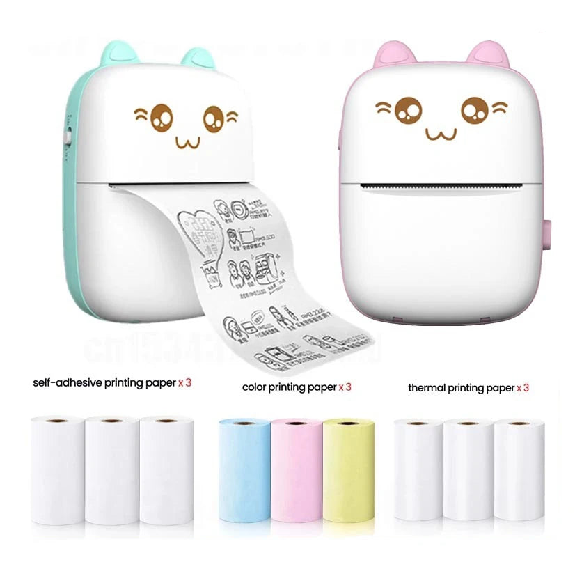 Colourful Self-Adhesive &amp; Thermal Photo Paper Rolls for Mini Printers