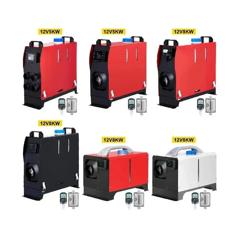 5/8KW Diesel Car Heater 12V Remote Silencer RV