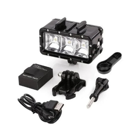 Waterproof LED Fill Light &ndash; Perfect for Underwater Photography Package List