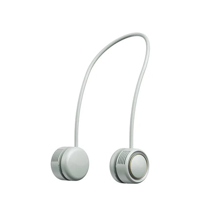 New Outdoor Hanging Neck Fan &ndash; USB Rechargeable Leafless Green