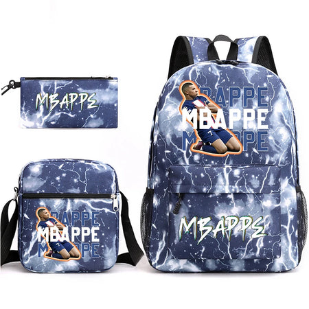 print student backpack set children's school bag shoulder bag pencil case 3-piece set 6