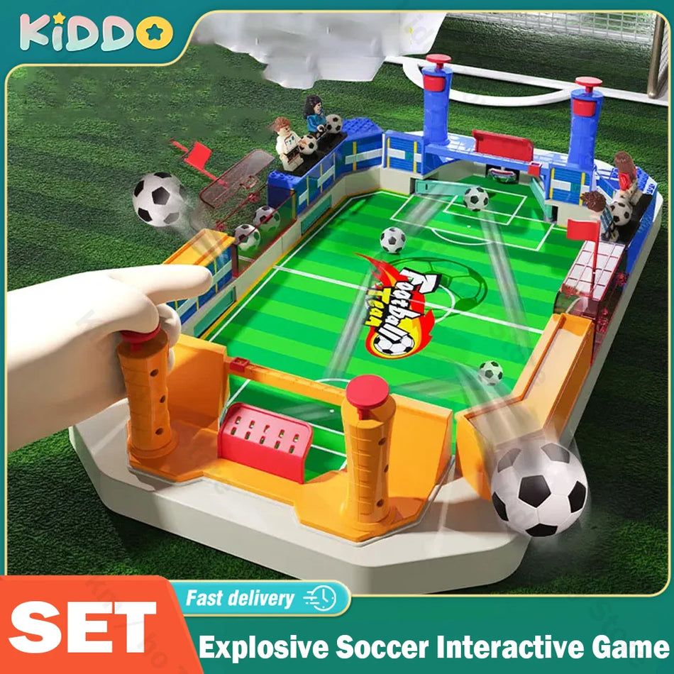 Tabletop Football Game, Desktop Soccer Toy, Double-Stage, Educational Gift