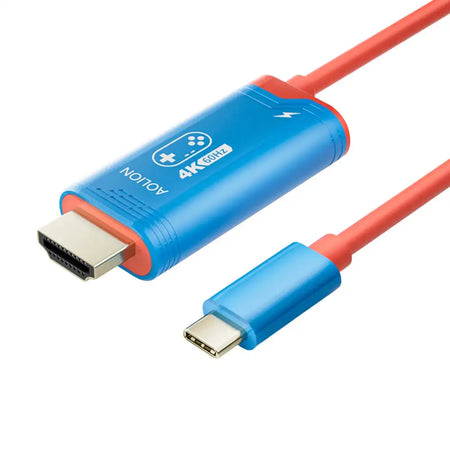 2M 4K Type C to HDMI Adapter for Nintendo Switch Dock Blue 4K 60HZ