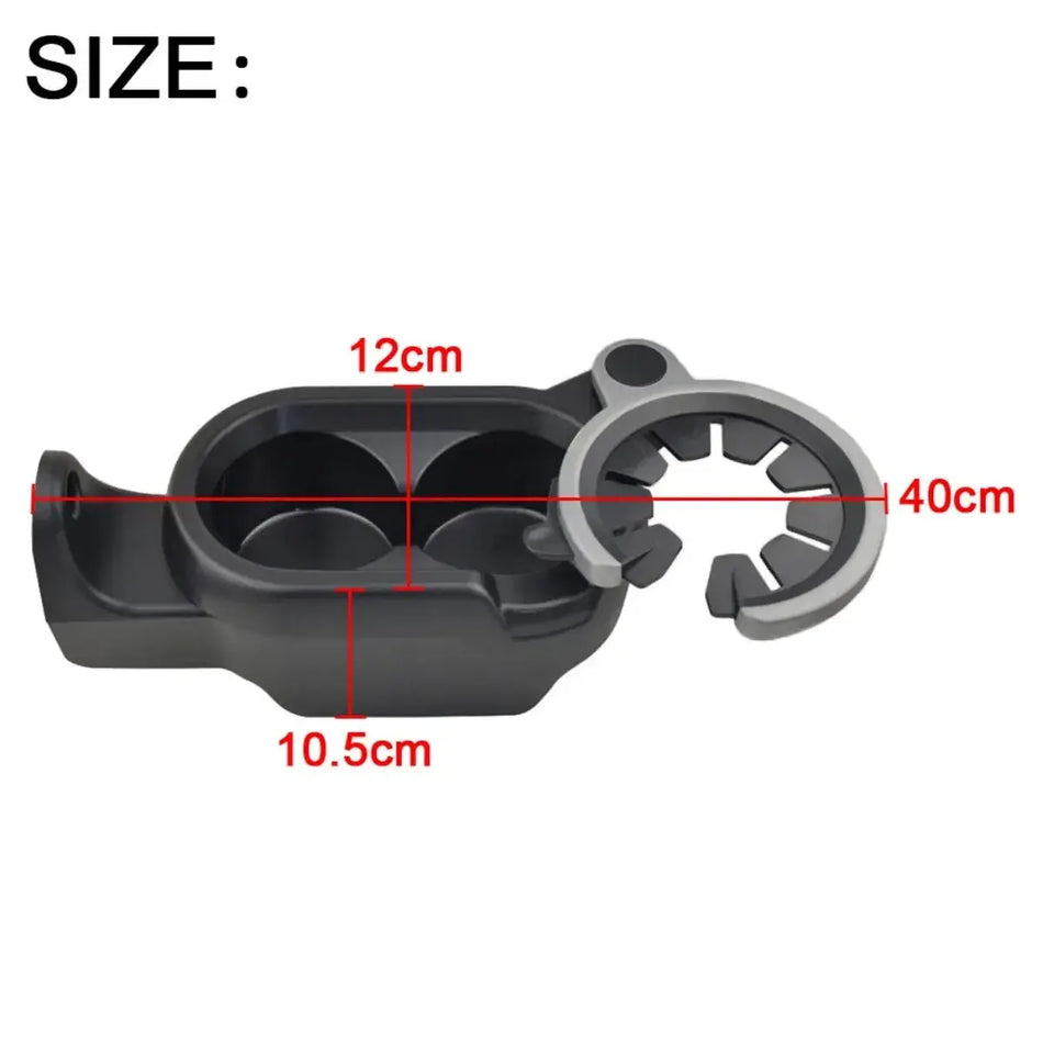 Double Cup Holder For Mercedes Smart Fortwo 451 450 1998-2015 by InterCyprus Trading Ltd