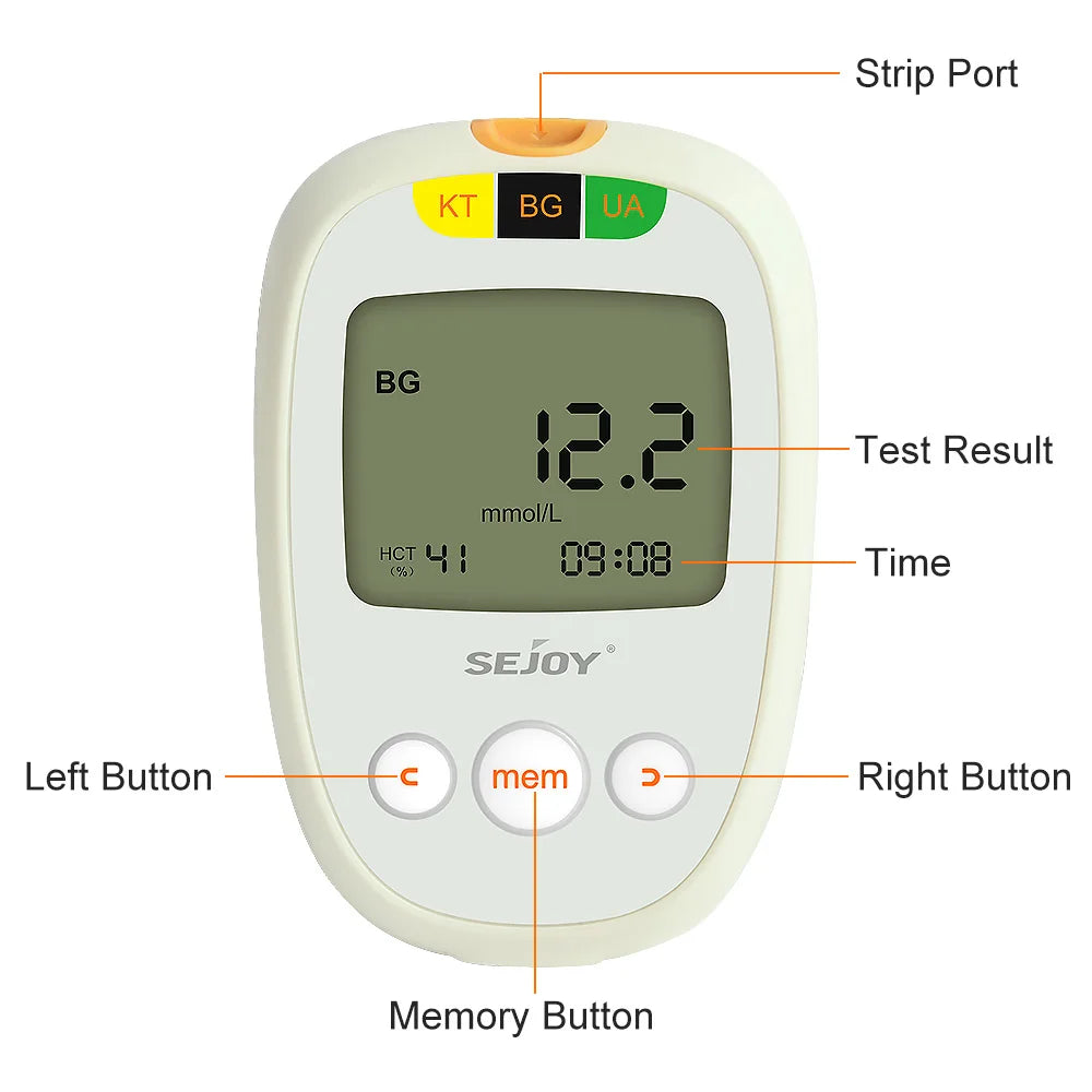Glucose and Ketone Testing Meter Kit &ndash; Comprehensive Diabetes Management