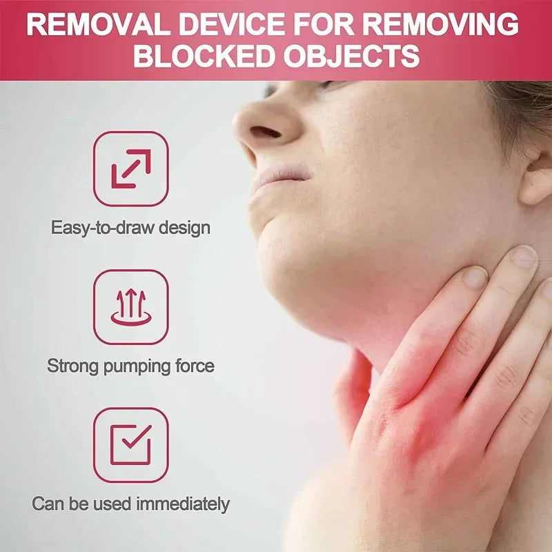 Anti Choking Portable Device &ndash; Lifesaving Vacuum Aid