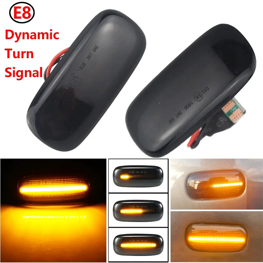 2PCS LED Dynamic Side Marker Turn Signal Light Sequential Lamp For Audi A3 8P 03-08 A4 B6 B7 00-08 A6 4F,C6 (Bj. 2006-2011) by InterCyprus Trading Ltd