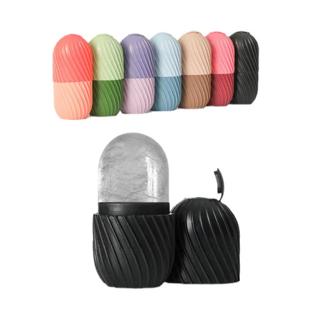 Ice Face Roller Beauty Massage Silicone Mold for Eye Puffiness &amp; Pore Reduction