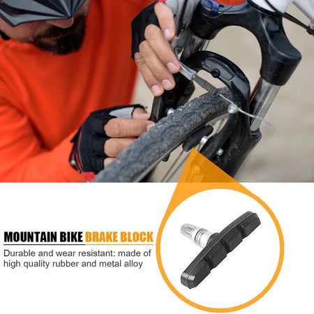 1-30Pairs MTB Road Brake Pads Silent - Durable Rubber Blocks