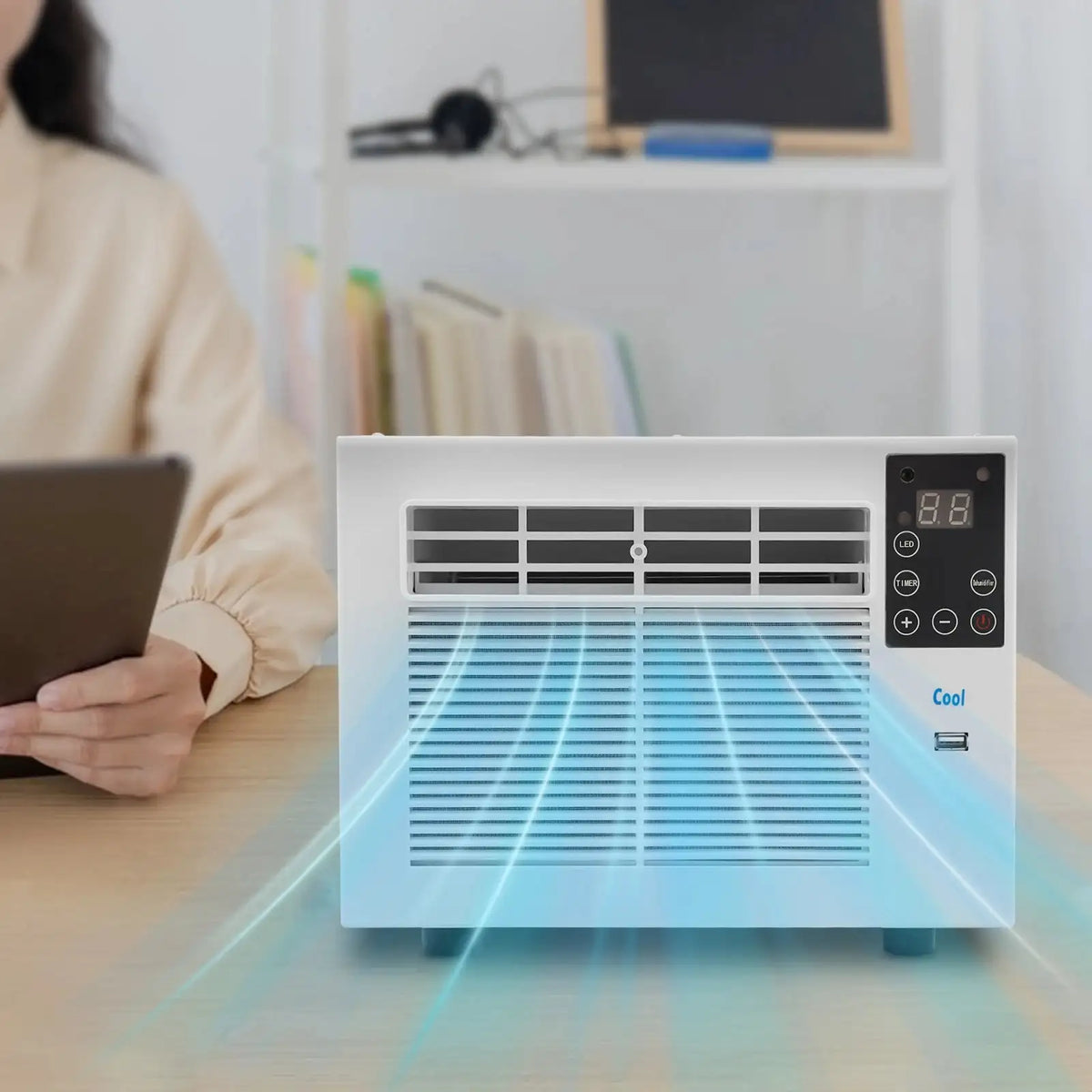 280W Portable Air Cooler &ndash; Remote Control And 12H Timer