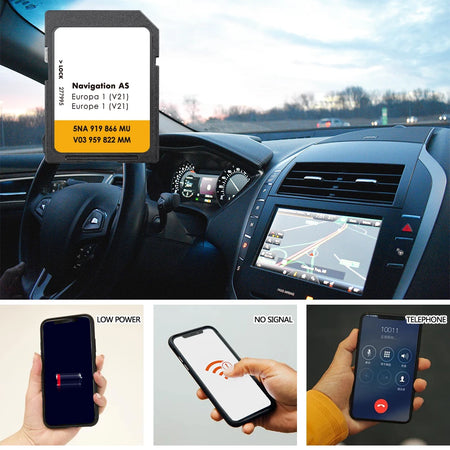 New For VW Discover Media AS V21 32GB - 2025 UK Europe Maps