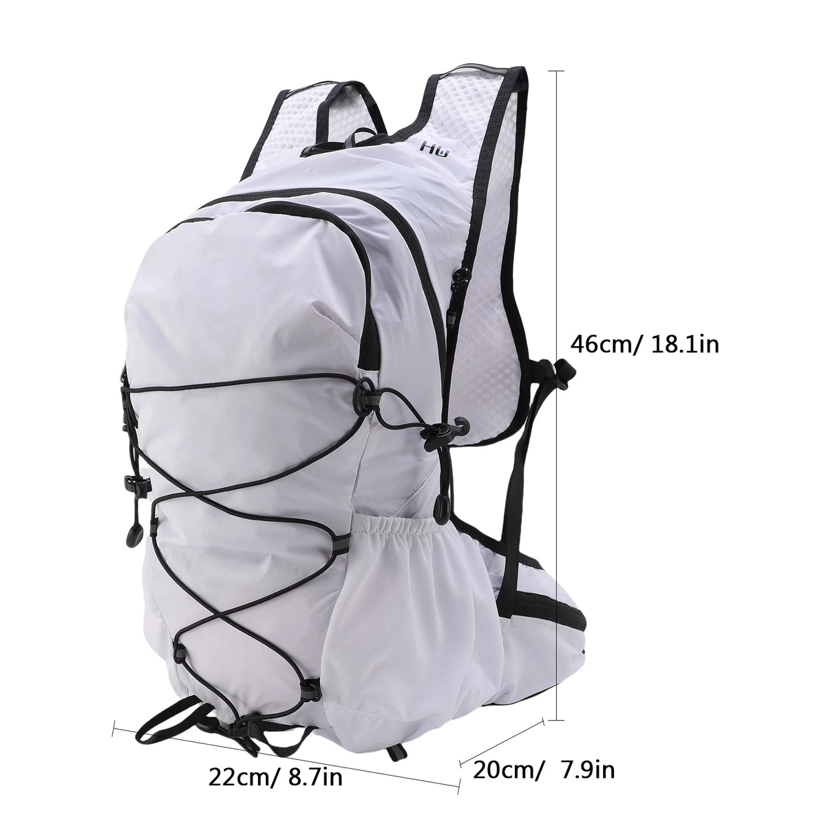 LIXADA 20L Hydration Backpack - Breathable Comfort Straps white color