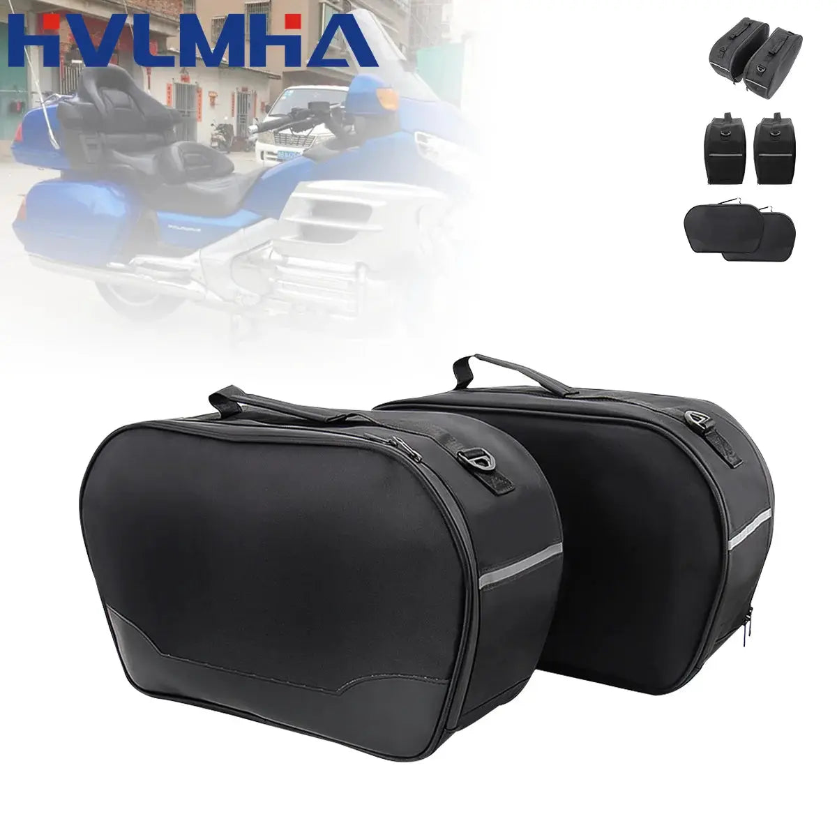 Motorcycle Trunk Side Luggage Storage Saddle Bag Liner Bag For Honda Goldwing Gold Wing GL 1800 GL1800 2012 - 2017 Accessories by InterCyprus Trading Ltd