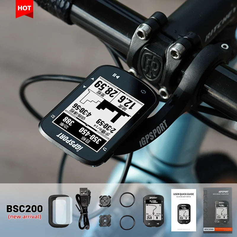 iGPSPORT BSC200 &ndash; Wireless Waterproof GPS Cycling Computer