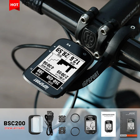 iGPSPORT BSC200 &ndash; Wireless Waterproof GPS Cycling Computer