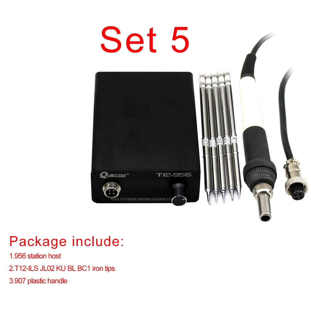 T12-956 OLED-STC Soldering Station &ndash; Bright OLED Display SET5