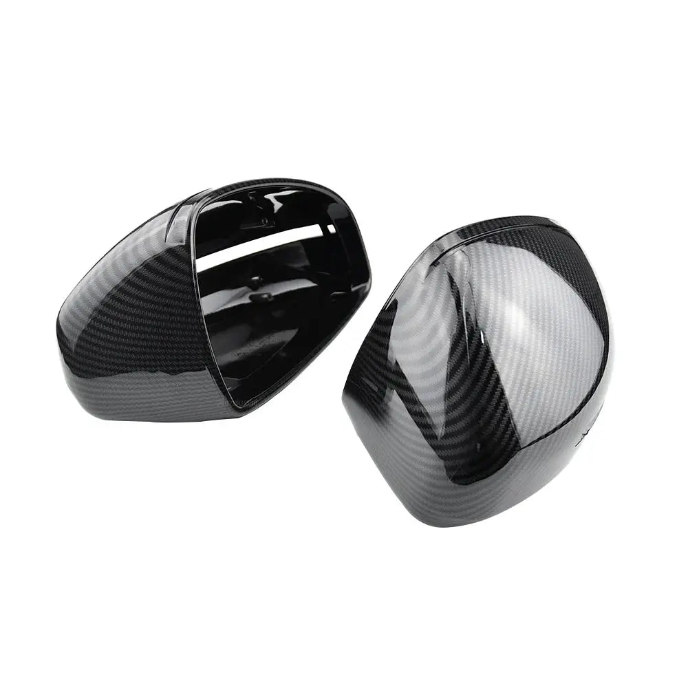 Glossy Black Carbon Pattern Side Mirror Caps for Audi TT TTS RS 8J MK2 R8 by InterCyprus Trading Ltd