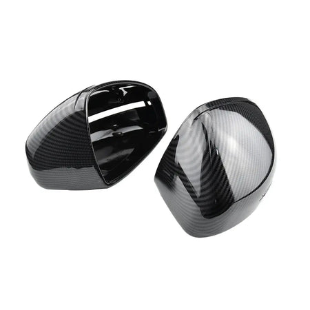 Glossy Black Carbon Pattern Side Mirror Caps for Audi TT TTS RS 8J MK2 R8 by InterCyprus Trading Ltd