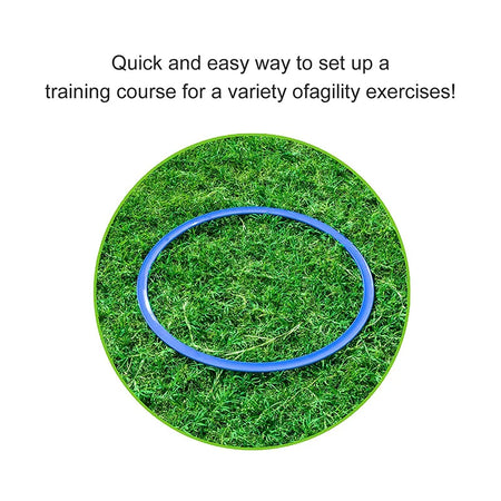 Durable Agility Training Rings - Set of 5 for Speed and Skill Development