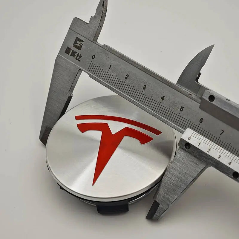 4 pcs/set suitable for Tesla Model 3 Y S X wheel center cap badge, modified wheel hub cap ABS 56mm Tesla original car wheel cent by InterCyprus Trading Ltd