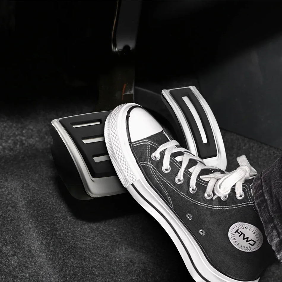 Καλύμματα Πεντάλ από Ανοξείδωτο Χάλυβα για Volkswagen Polo Bora Jetta Golf 4 MK4 με Αντιολισθητική Λάστιχο