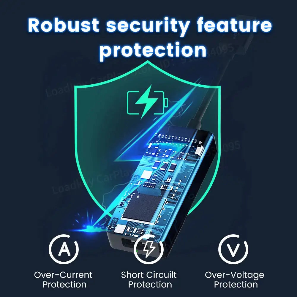 Carlinkit USB Car Power Supply Adapter CarPlay Android Auto