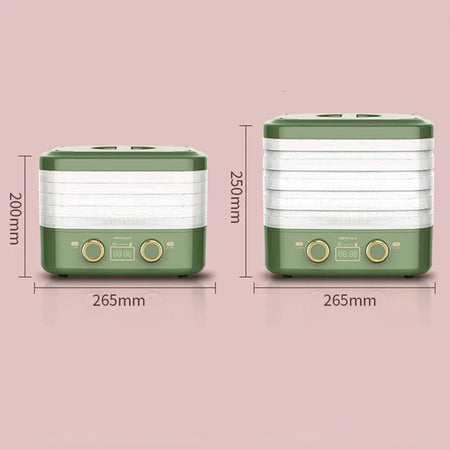 HAEGER 5-Layer Food Dehydrator &ndash; Adjustable Temperature and Timer