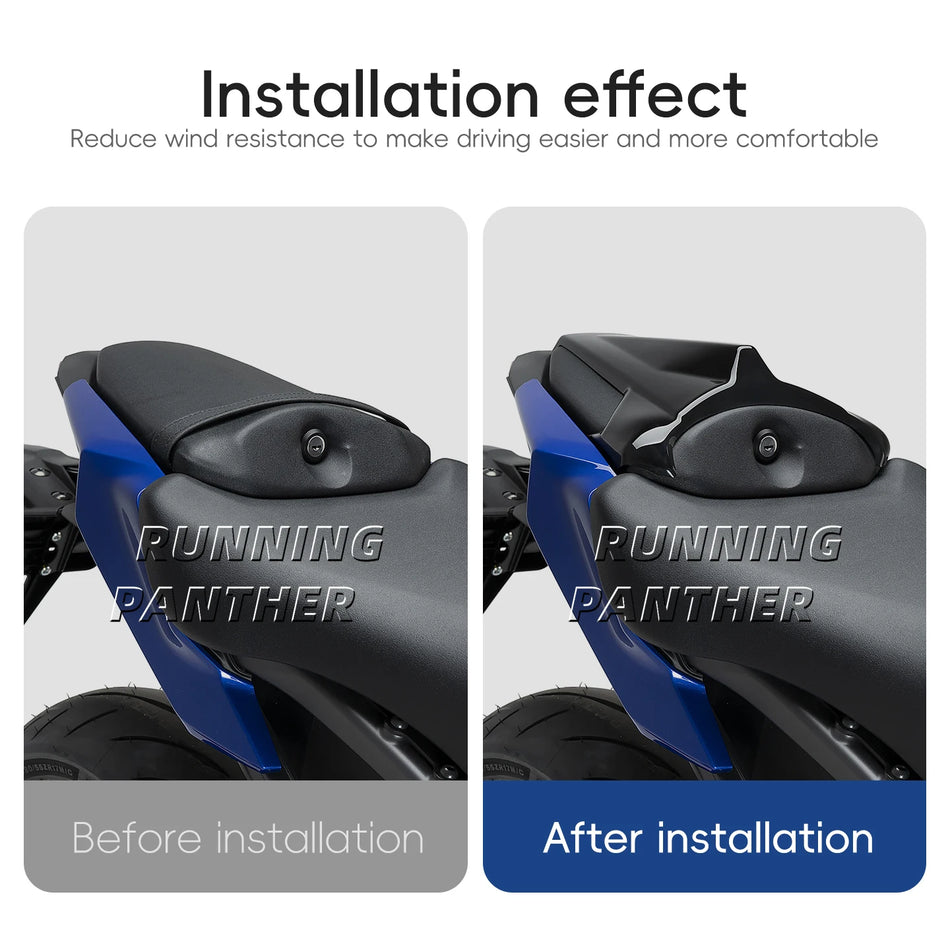 Aizmugurējā sēdekļa apvalks no oglekļa šķiedras Yamaha MT-09 MT-09 SP 2024-2026