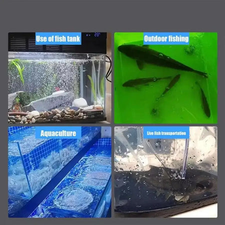 Aquarium Air Pump &ndash; USB Rechargeable Quiet Operation