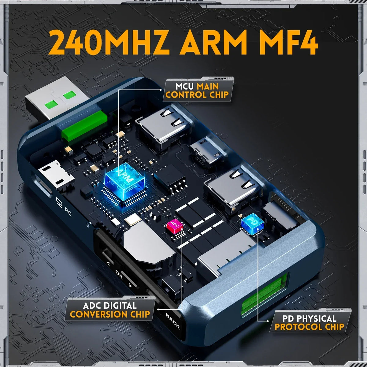 FNIRSI FNB48P USB Tester Voltmeter Ammeter &ndash; High Accuracy Fast Charge Detection
