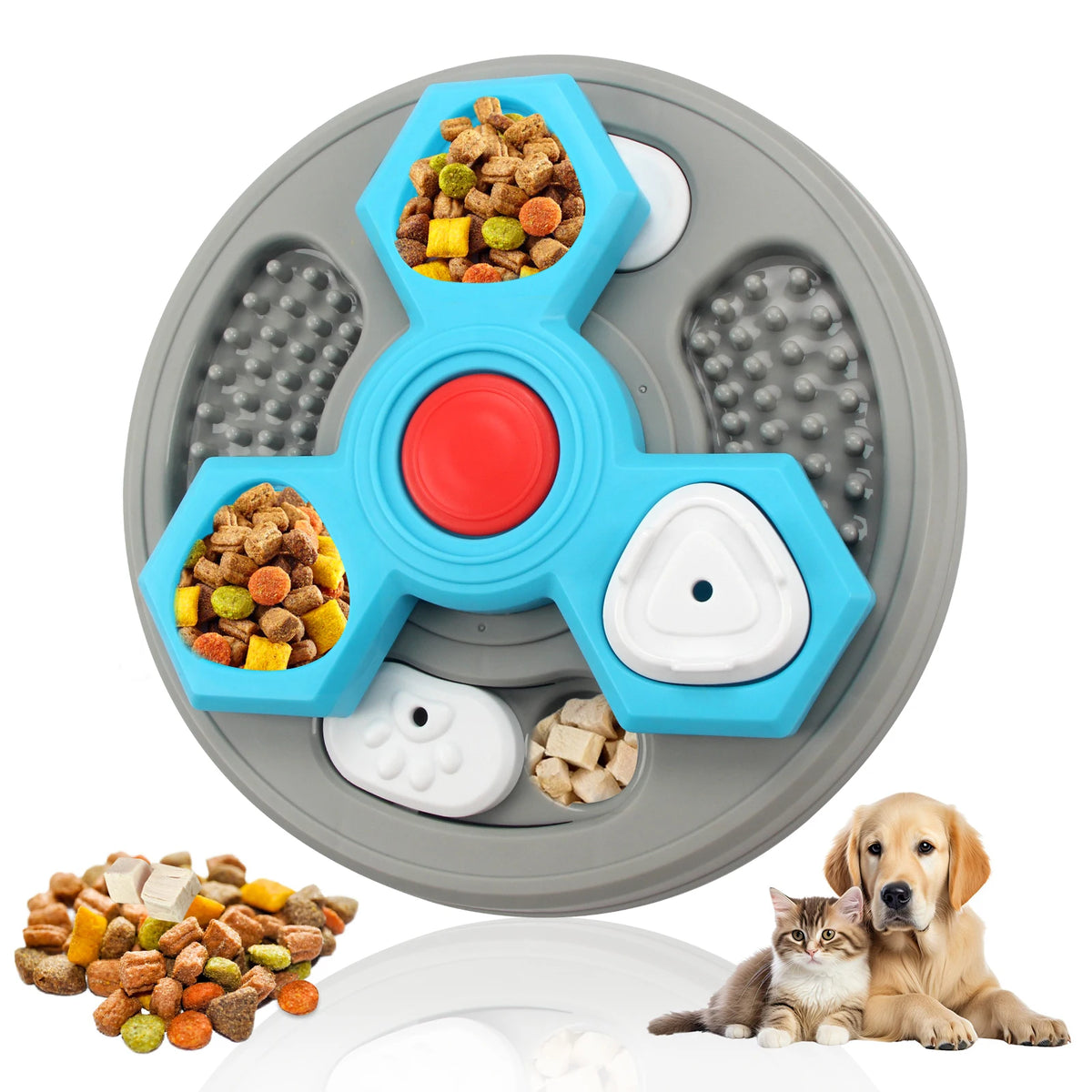 2-Layers Dog Puzzle Toy &ndash; Interactive Slow Feeder for Increased Puppy IQ