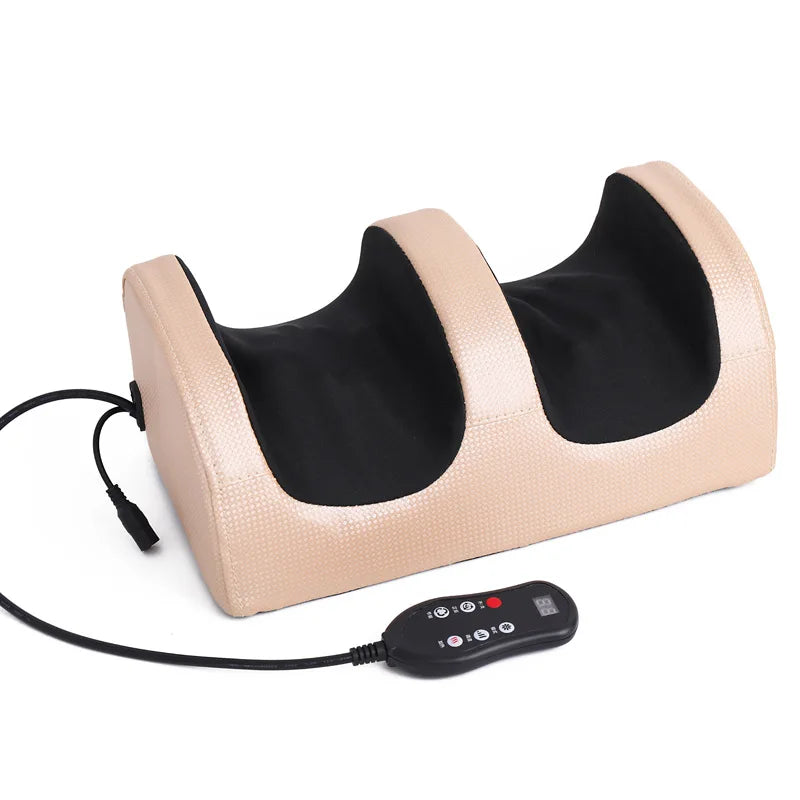 Hmeily Electric Foot Massager &ndash; Heating Shiatsu Kneading Remote Gold / US Plug