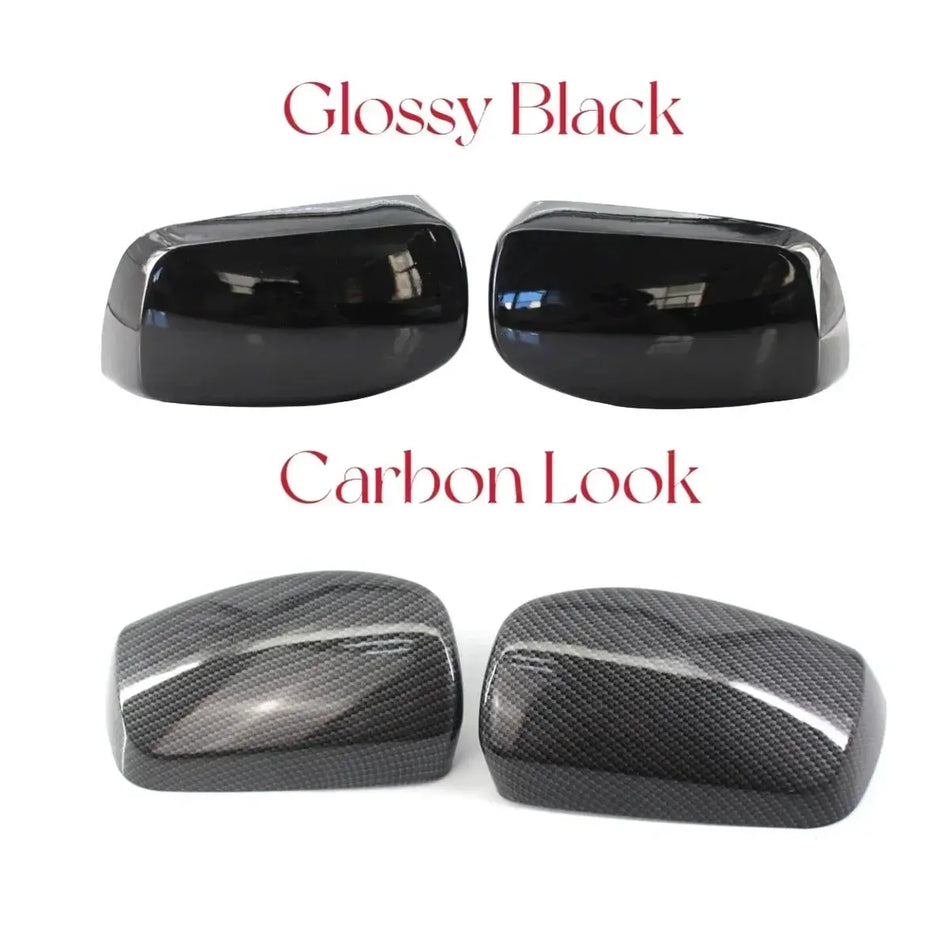 Glossy Carbon Look Rear View Mirror Cover for BMW E60 5 Series 2004-2008 by InterCyprus Trading Ltd