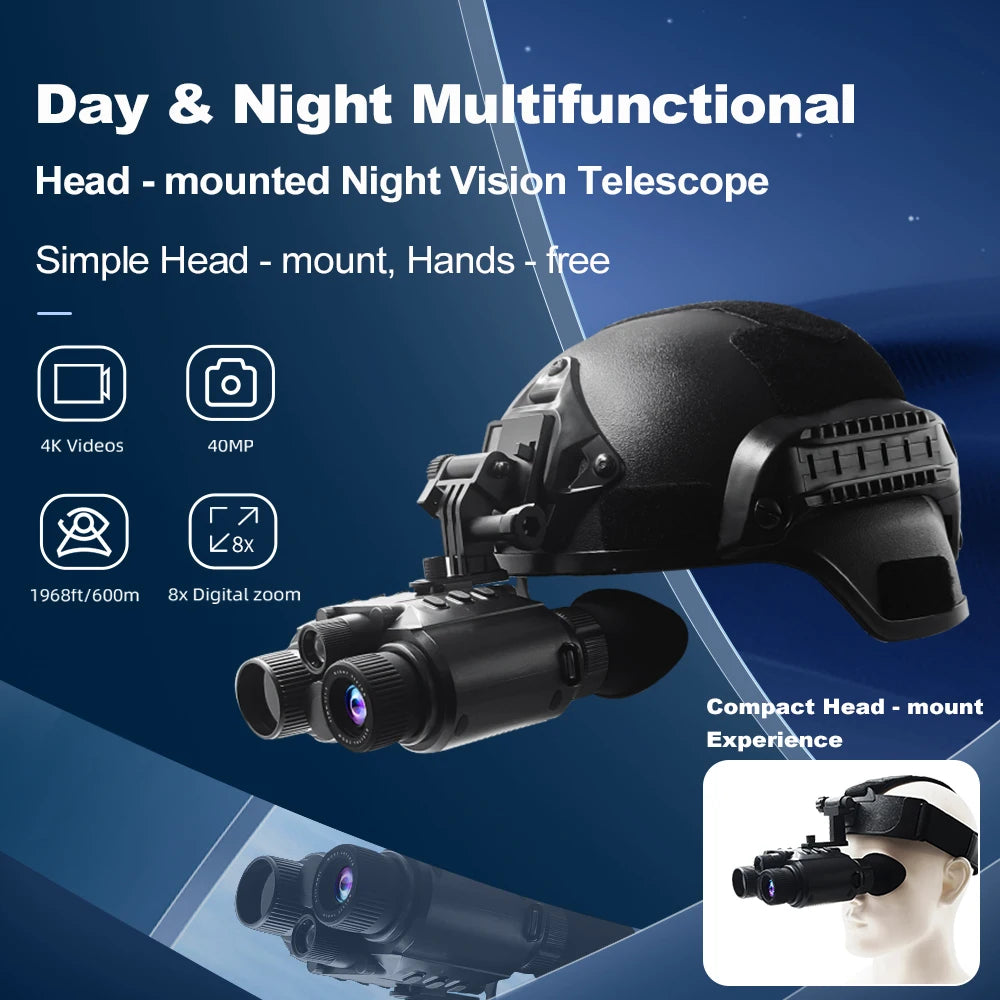 zoom goggles 4K Night Vision Goggles 8X Digital Zoom 600m Night Vision Binoculars H – InterCyprus Trading Ltd